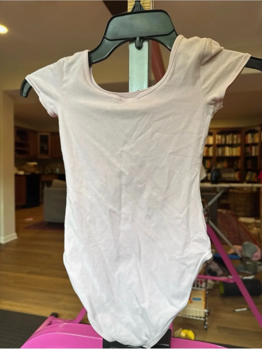 Danskin light pink leotard sz 6-6X